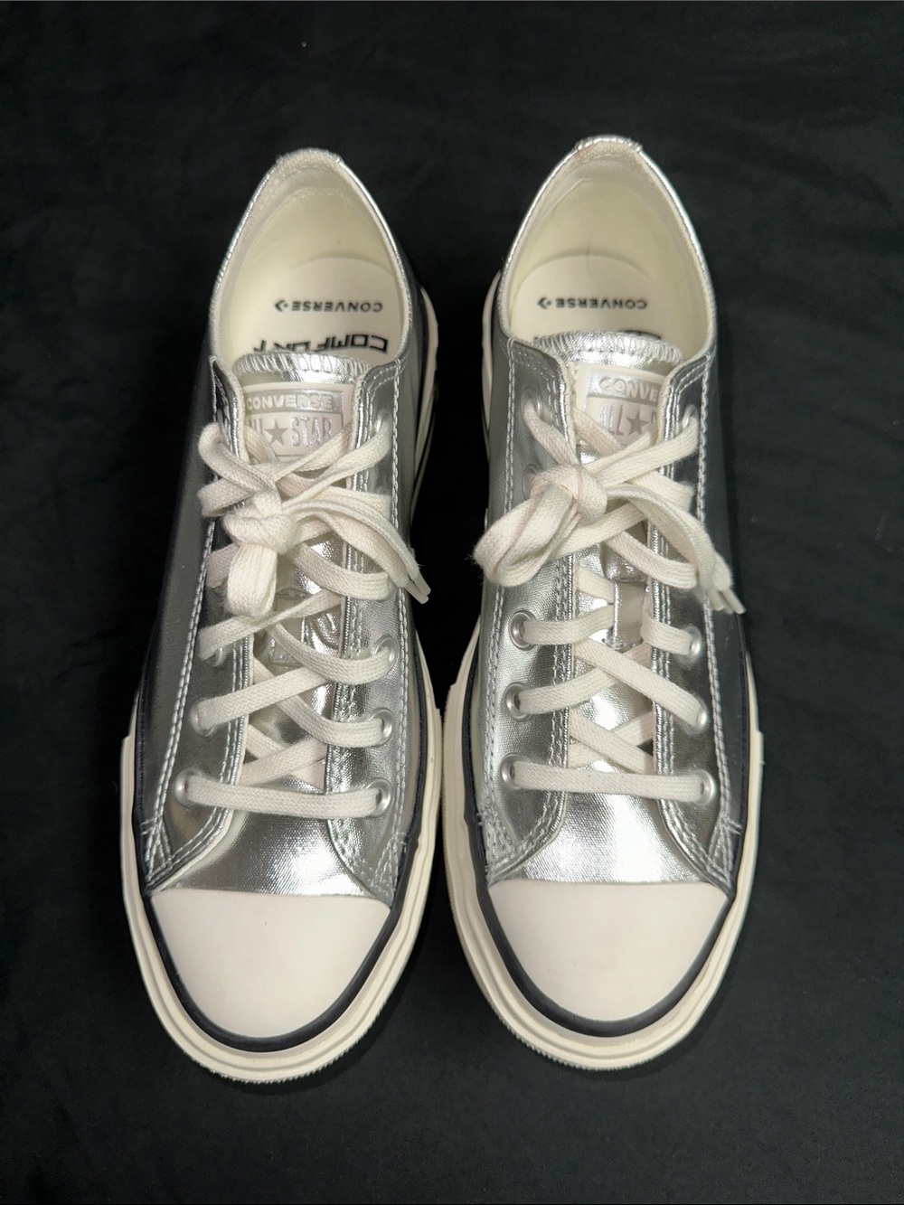 Converse Metallic Platform Sneaker Brand New Never Worn w/out tags